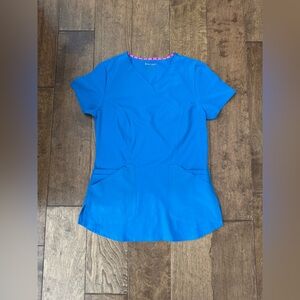 HeartSoul Women’s Mock Wrap Scrub Top